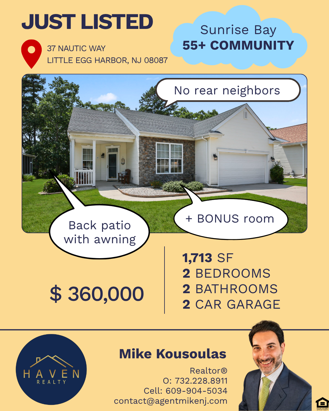 House and contents for sale in Little Egg Harbor, NJ